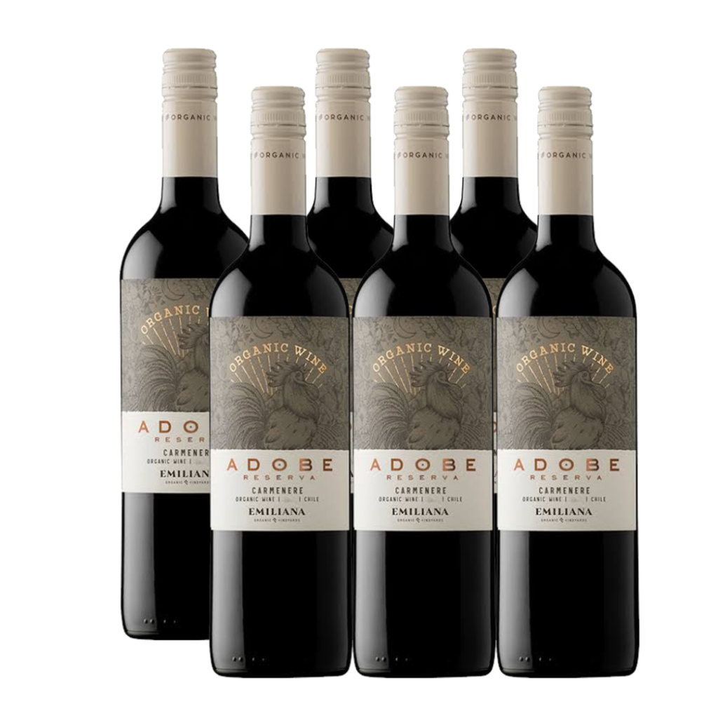 Caixa Vinho Adobe Reserva Org Nico Carmenere Ml Emp Rio Frei Caneca