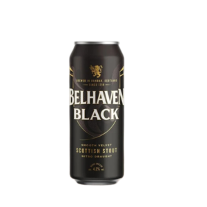 Cerveja Belhaven Black Scottish Stout Lata 440ml